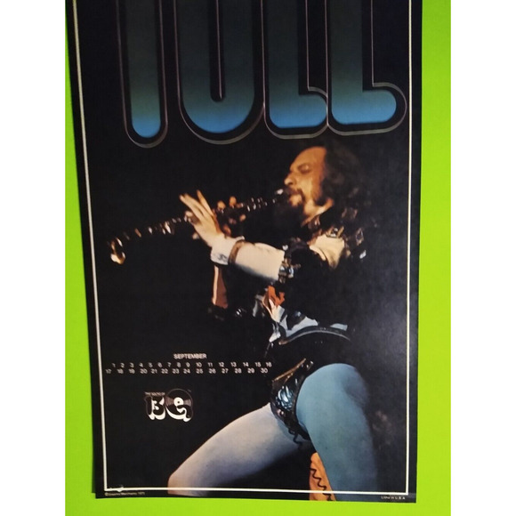 JETHRO TULL Ian Anderson Vintage Art Progressive Rock Music Poster 50 Years Old - Picture 3 of 5